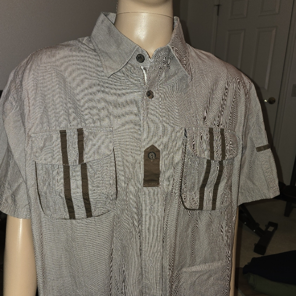 Trendy and Stylish, Never worn Button down shirt - Picture 2 of 2